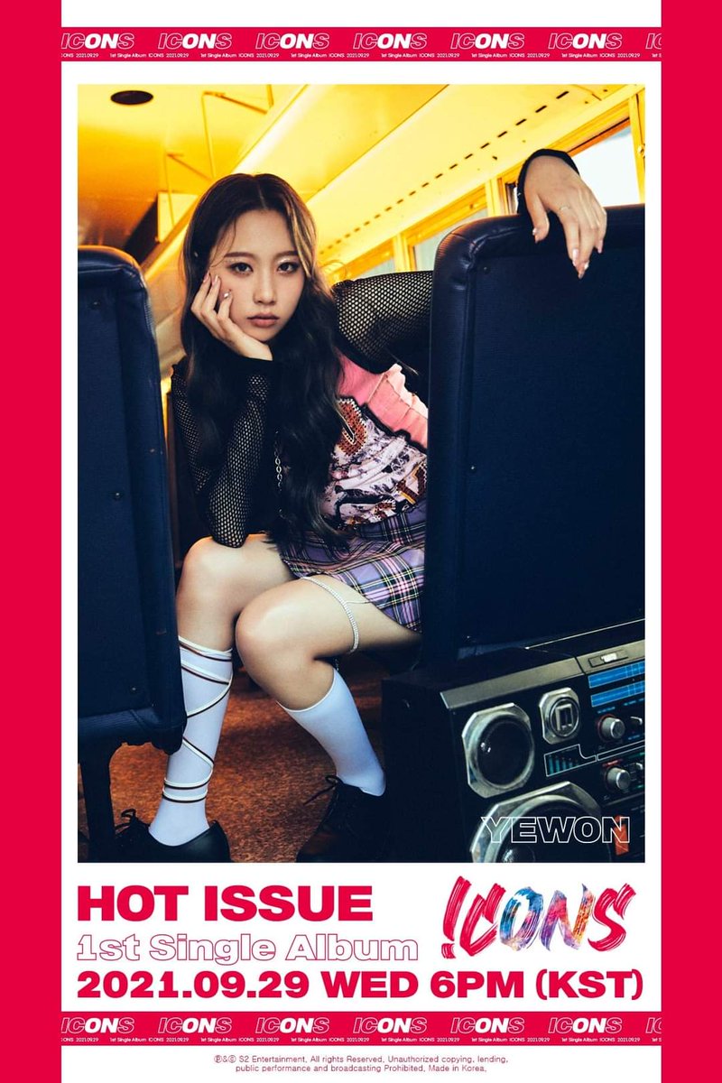 hotissue_cr's tweet photo. ↑#TWITTER↓210919 #HOTISSUE

핫이슈 (HOT ISSUE) 1st Single Album [ICONS] Concept Image : 예원 (YEWON)
📅 2021. 09. 29 6PM (KST)

#ICONS #핫이슈 #예원 #YEWON #HOT_ISSUE #HOT_ISSUE_CostaRica 

✯Cr. @hotissueglobal (핫이슈 - HOT ISSUE)
💛🌺Hot Issue Costa Rica🌺💛 https://t.co/V4iNs4IT2z