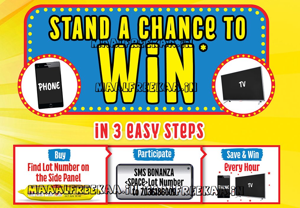 MaalFreeKaa's tweet photo. #MaggiSuperBonanza win Every hours #Smartphone #TV #Contest #ContestAlert #SMSandWin #MaggiContest
#Play Here & #Win #MaalFreeKaa
https://t.co/R29mdgfwPE https://t.co/qKhJ5gdDbf
