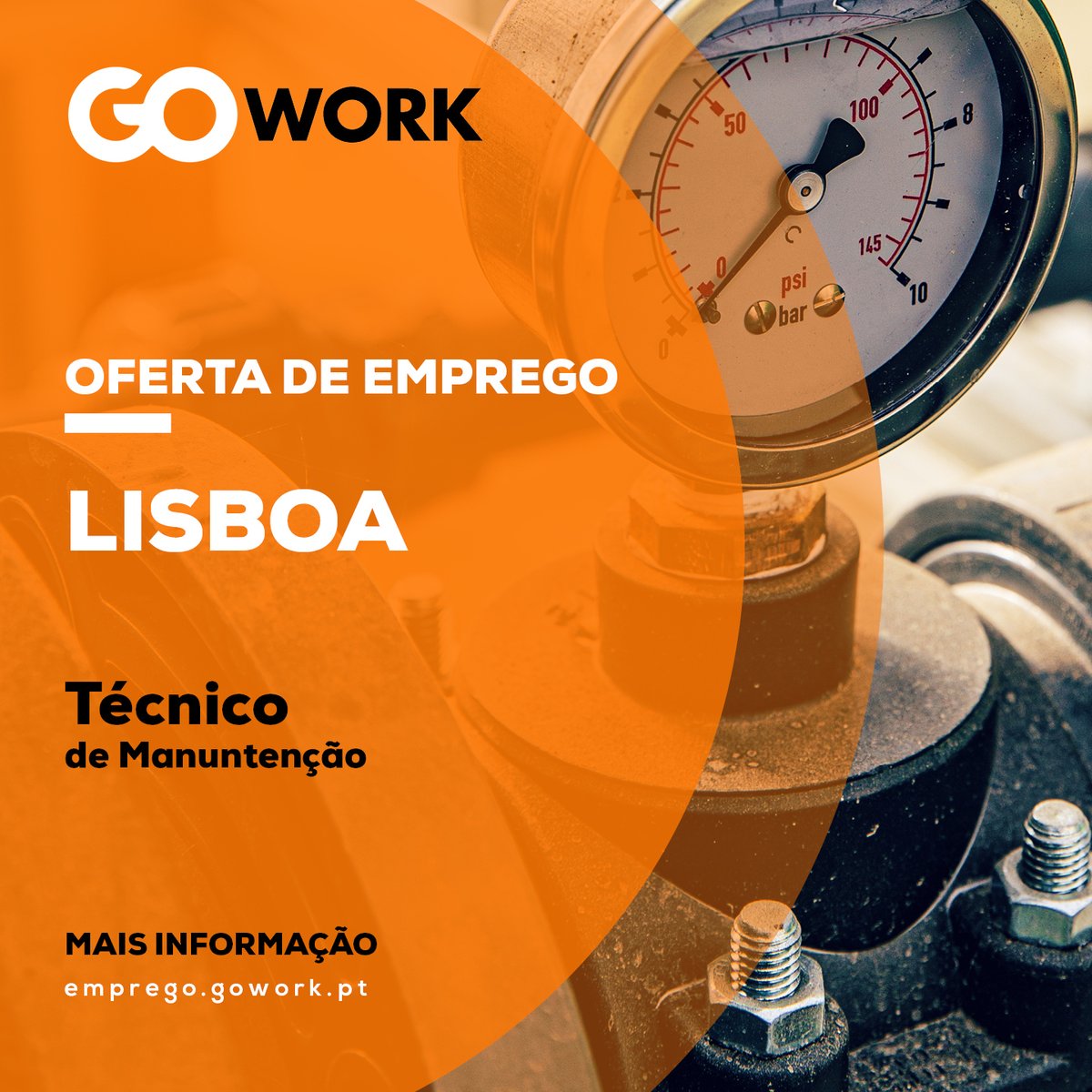 GOWork's tweet photo. Estamos a Recrutar Técnico de Manutenção em Lisboa.

Consulte a vaga no nosso website: https://t.co/tZmCnTGU4h

#gowork #ofertadeemprego #recrutamento #recrutamentoeseleção #candidatura #oportunidade #empregolisboa ##eletrobombas #piscinas #hidropressoras #saneamento  #lisboa https://t.co/ERiUqytQDt