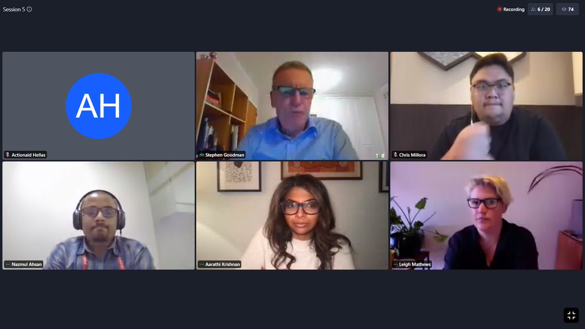 A very fruitful discussion on #decolonisation at #IVCO2021 with Aarathi Krishnan @akrishnan23 of
<a href="/UNDP/">UN Development</a>, Nazmul Ahsan <a href="/N_A_Miraz/">Nazmul Ahsan Miraz</a> of <a href="/AABangladesh/">ActionAid Bangladesh</a>, Chris Millora <a href="/chrismillora/">@chrismillora.bsky.social</a> of 
<a href="/uniofeastanglia/">UEA</a> and <a href="/Leigh__Mathews/">Leigh Mathews</a> of <a href="/ALTOConsultants/">ALTOglobalconsulting</a>, led by Stephen Goodman of 
<a href="/VSAvolunteer/">Volunteer Service Abroad, New Zealand, Aotearoa.</a>