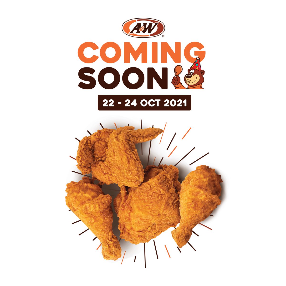 anwmalaysia's tweet photo. ATTENTION fried chicken fans! Our Chicken Fiesta will be arriving very soon so be sure to keep your eyes peeled 👀
Stay tuned so you don’t miss out on the AWesomeness.
#anwmalaysia #ChickenFiesta #3MOREDAYS https://t.co/IsRFCW311j