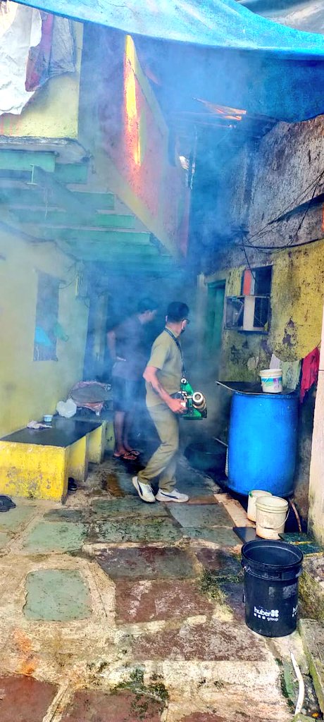 Dengue Malaria vector control activity at salpadevipada, Keshvpada Mulund west