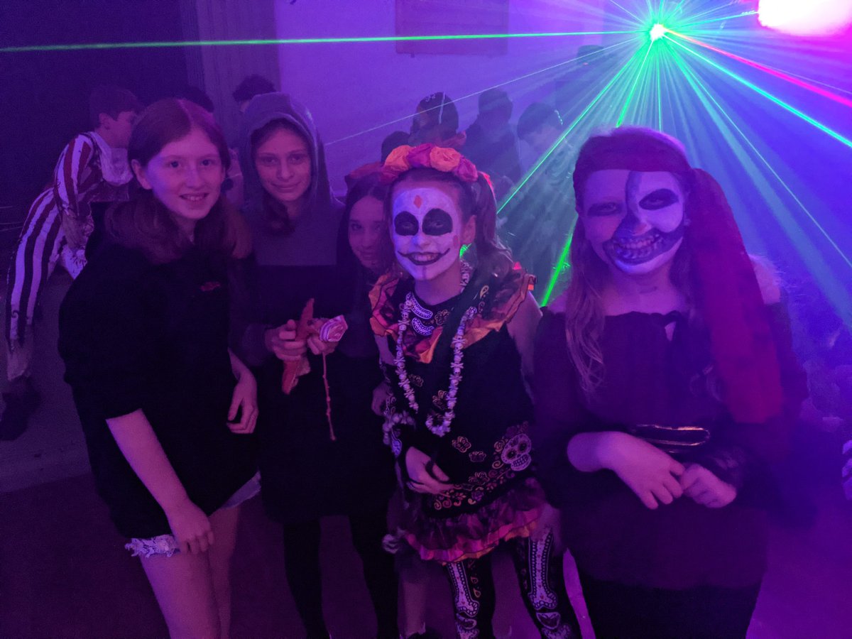 HowardYear7's tweet photo. What a Spooktacular evening at the Year 7 Halloween Disco! Great to see so many amazing costumes! 🎃🦇👻😱🌃 https://t.co/hQiXaH4WHw