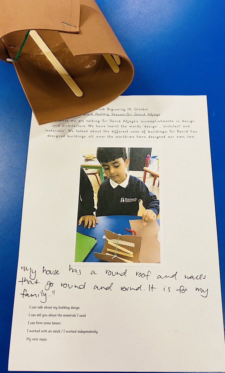 BrecknockSchool's tweet photo. Did you see the architectural designs in the style of Sir David Adjaye? 
Did you see the self portraits in chalk and charcoal?
Did you see the statues immortalising the Reception children celebrating their strengths and passions, inspired by Cécile Nobrega? #proudtobe https://t.co/T0Cxm8kUOb