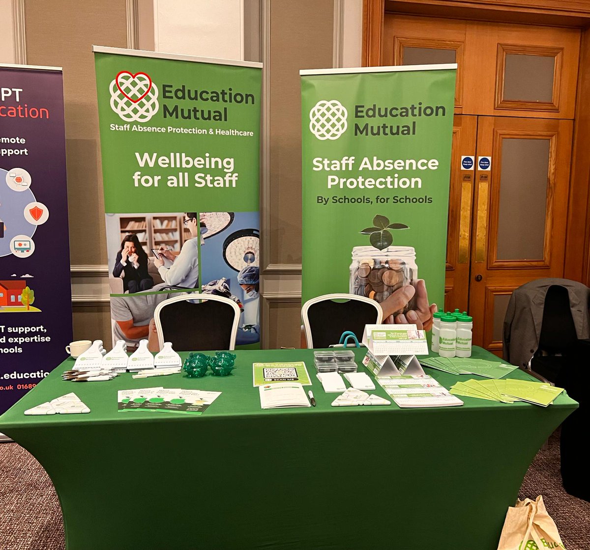 Myself and <a href="/AndyEducMutual/">Andrew Marsh</a> are at the MAT Leaders conference in Birmingham today, held at the Macdonald Burlington Hotel. Do come and say hello and pick up some goodies 😀