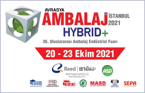 ambalajsanayi's tweet image. “Ambalaj Sektörünün Büyük Buluşması ‘İstanbul’da” başlıklı basın bültenimiz ve yansımaları.
ASD ve Reed TÜYAP işbirliği ile düzenlenen 26. Avrasya Ambalaj İstanbul Fuarı, bu yıl 20-23 Ekim tarihlerinde kapılarını açacak; bit.ly/3n5TYi3 
#packaging #ambalaj #packagingfair