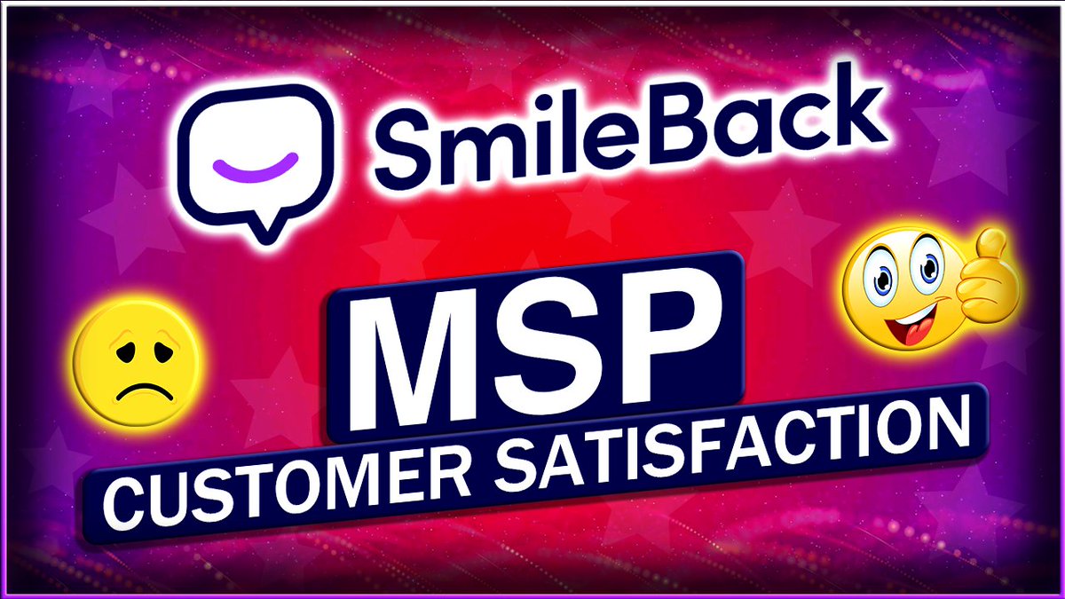 mspnavigator's tweet photo. Ever wanted to know what your customers really think? In this video where we review SmileBack. A tool that integrates with:
🔨Connectwise
🔨Datto AutoTask
🔨Kaseya
🔨Zendesk
🔨Freshdesk
🔨HaloPSA
https://t.co/i6STgHFHBo
#smileback #mspnavigator #itsupport #manageditservices https://t.co/R2gYoBtyj8