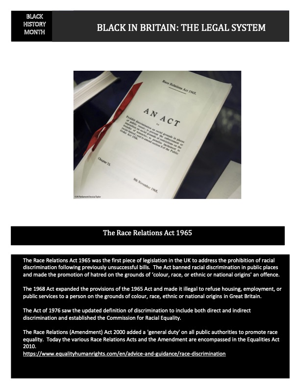 BMEatTheBar's tweet photo. Our third post this month focuses on The Race Relations Act 1965. 

To find out more, visit: https://t.co/uwUAV1jx2m
#BHM #BHMUK https://t.co/e5d3sBGc68