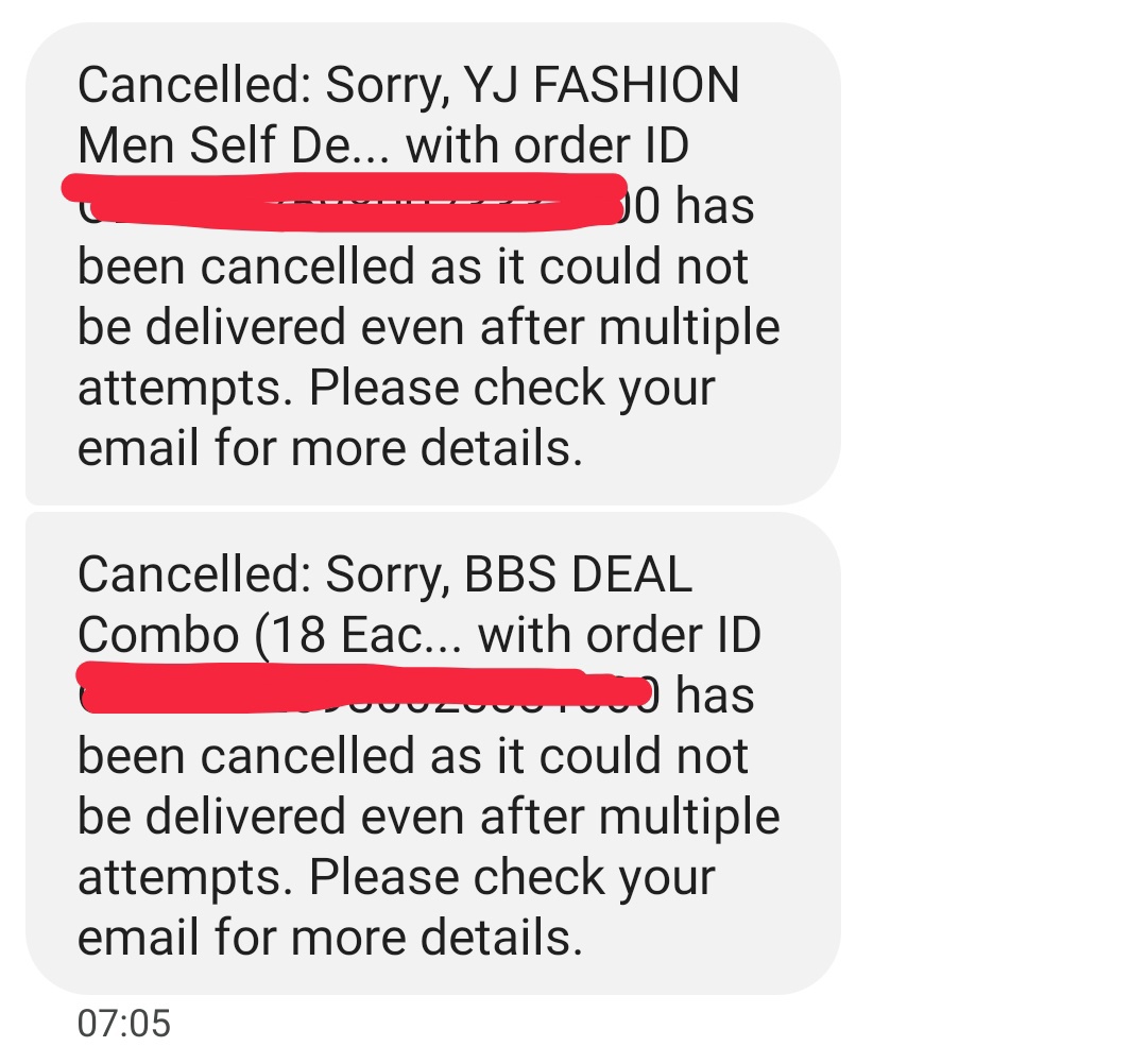 Rahul_113's tweet photo. Look at the audacity.. I am writing tweets after tweets, attending CS calls after calls.. and "order couldn't be delivered after multiple attempts !!" Where were these attempts made ? https://t.co/igDCuLyjZu