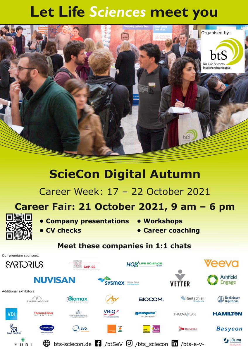yebn_eu's tweet photo. Good morning! The YEBN is happy to announce that our partner, btS is launching a career fair! 

This career fair will take place on the 21st of October. Some presentations will be held in English. Check in the program timetable to see which presentations would better suit you! https://t.co/7HbcSHYVVe
