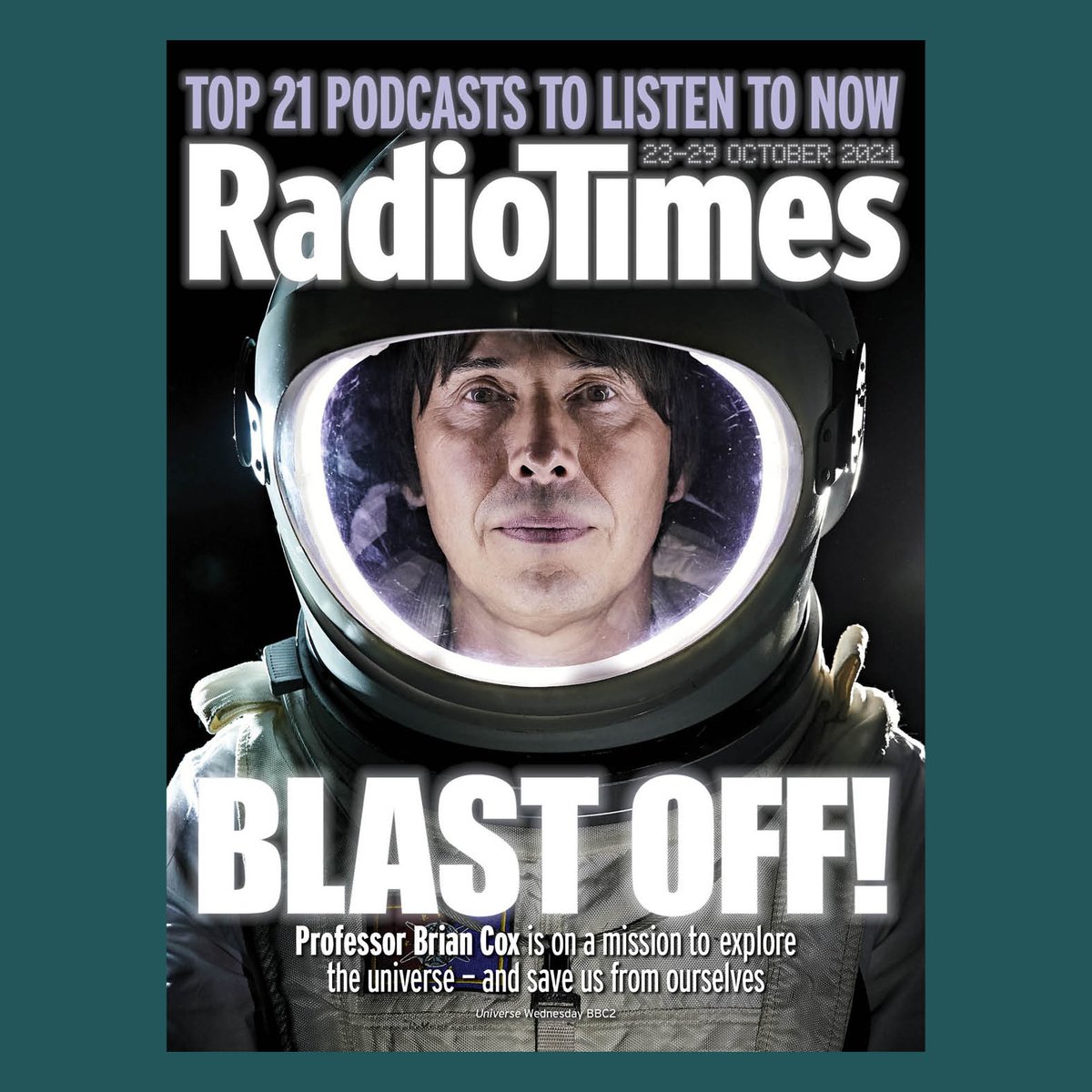 RadioTimes's tweet photo. @ProfBrianCox is this week's #RadioTimesCover star! 🚀
Jane Garvey interviews the physicist & asks how we can make sense of our place in a vast, complex universe & more.
Radio Times - out now 🔭
Cover + cover feature photographed exclusively for Radio Times by Richard Grassie. https://t.co/qBUpnfqkPK