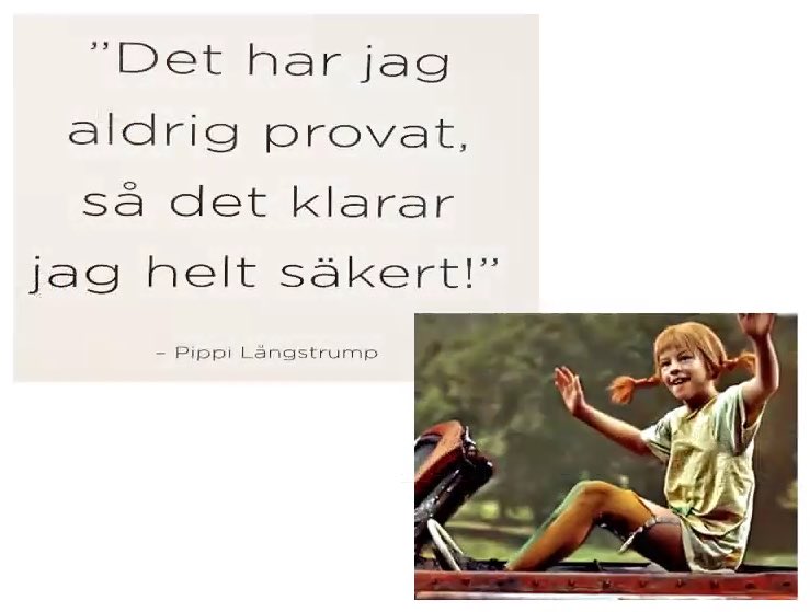 Trevlig uppmaning på SLUs chefskurs - Våga prova :-) #slu #chefiakademin