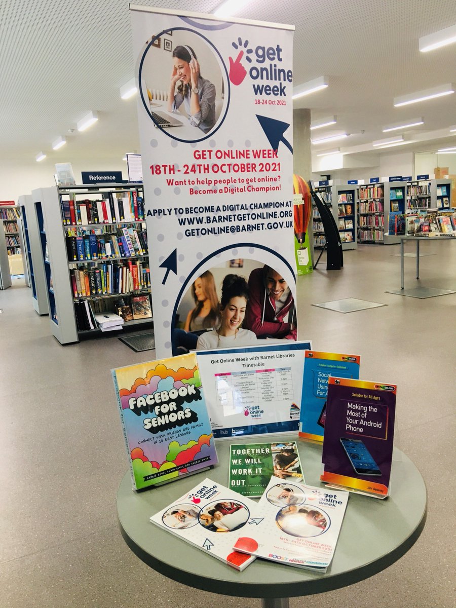 BarnetLibraries's tweet image. Check out these fantastic displays that our creative colleagues have done #colindalelibrary for Black History Month, Get Online Week &amp;amp; Bookstart. #barnetlibraries #discoveryourlibrary #blackhistorymonth #getonlineweek #bookstart