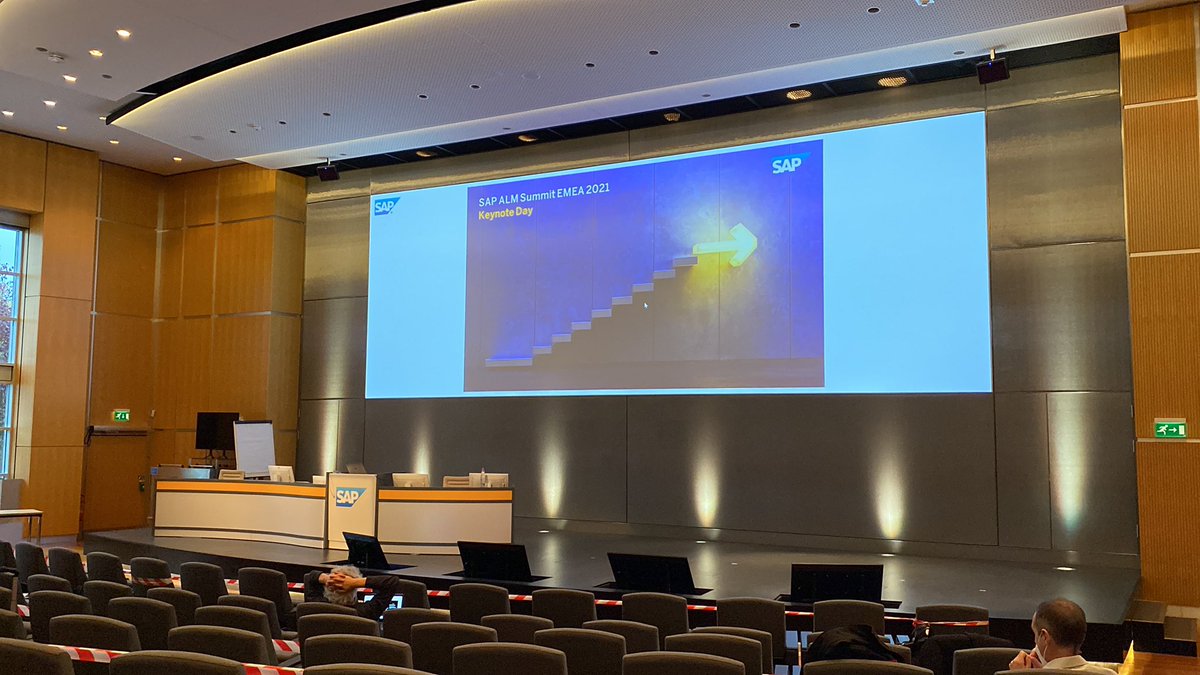 The calm before the storm… waiting for the #ALMSUMMIT live-stream keynote to start! #solman #CloudALM #FocusedRun