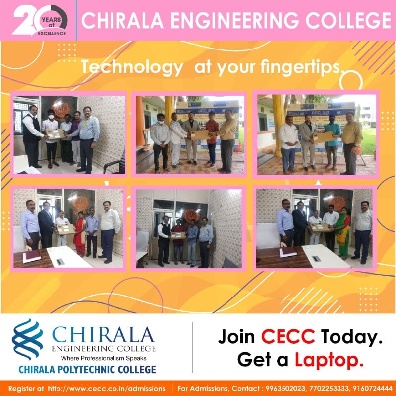 CEC_College's tweet photo. Tomorrow belongs to those who prepare for it today. We prepare you for a bright future.

Come and get your #FreeLaptop and we help you to build your dreams! Join https://t.co/UW4UqADJZE now at #ChiralaEngineeringCollege.

#AdmissionsOpen for the session 2021-22.

#RegisterNow https://t.co/STFAkJNLlZ