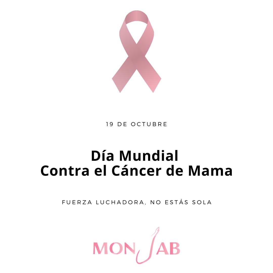 monjab__'s tweet photo. Hoy en #Monjab nos unimos a la celebración del #DíaMundialContraElCancerDeMama. Enviamos todo nuestro apoyo en este día a todas las mujeres que luchan contra esta enfermedad. 😉

¡Hay salida! 💪💟 https://t.co/ugm4dI10by