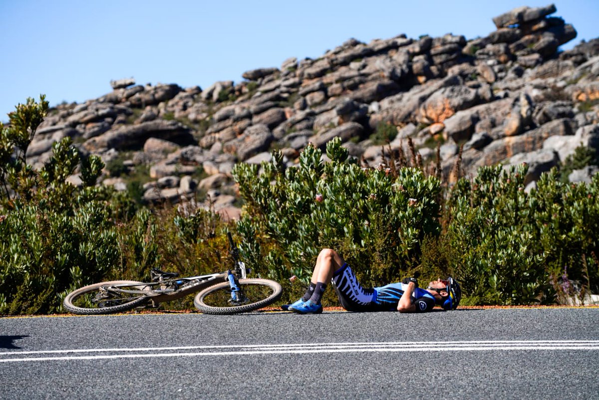 Sad news for Karl Platt and Alban Lakata (Bulls Legends); they have been forced to abandon the race with Karl suffering from a tummy bug. 
#CapeEpic