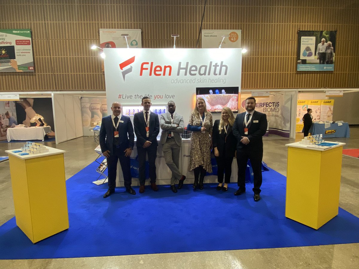 We are all ready to welcome you at #woundcaretoday Milton Keynes. Come and speak to the team on stand 35 #flenhealth #woundcare #wounds #nurses #iamflenhealth