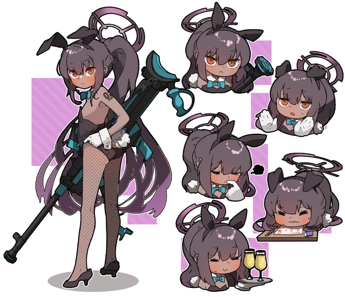 ちびカリンちゃんバニーという妄想
#ブルアカ 