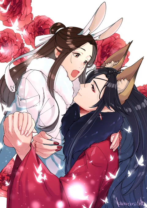 ケモミミいいですよね🦋🌸

#TGCF #花怜 