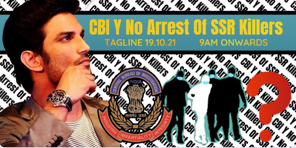 nilotpalm6's tweet image. We need answers from CBI

Agree SSRians?

Tagline 9am

CBI Y No Arrest Of SSR Killers