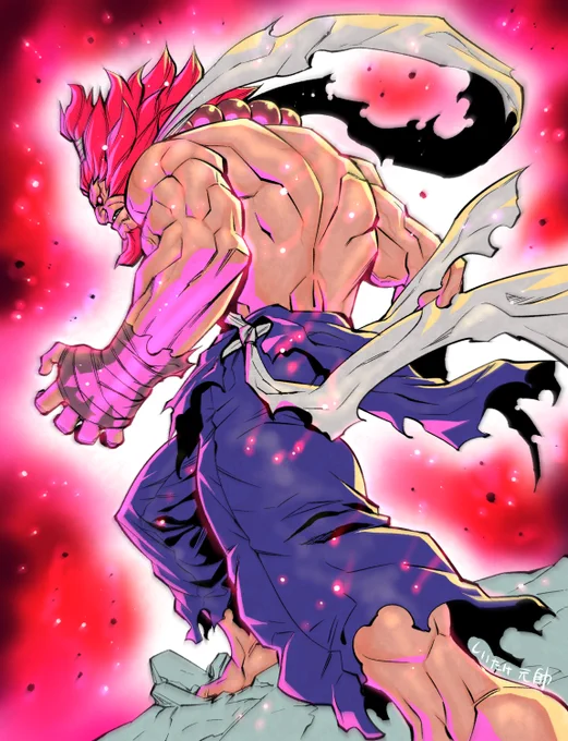 豪鬼

 #格ゲーキャラ描こうぜ #SFV 