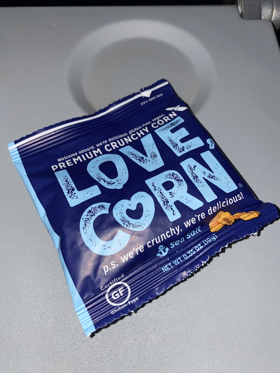 eglamby's tweet photo. Thank you @AmericanAir for finally having a #glutenfree snack! It’s so good! https://t.co/xOmfydZGfC