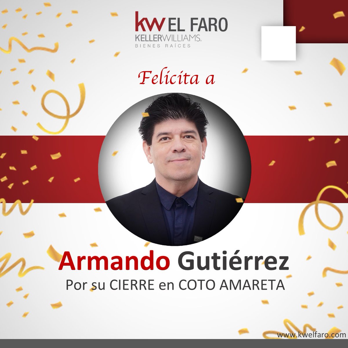 kwelfaro's tweet photo. Felicidades a nuestros asociados Rafael Lizárraga, Carolina Quesada, Armando Gutiérrez, Maria Jose López puerta, LCD EL FARO, Fernando Rumayor y lizette Blancarte . ENHORABUENA
#kw #mzt #mexico #coaching #KWELFARO #realestate #entrenamiento #kellerwilliams https://t.co/zogFVIhy5R