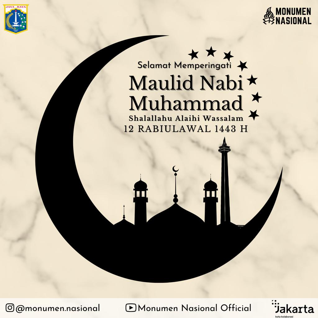 Masuk kelas ada pengawal
Ada pangeran membaca bismillah
Tanggal dua belas Rabiul Awal
Hari kelahiran baginda Rasulullah
.
Di lobi makan kue serabi
Serabi dibawa dari kota
Dengan peringatan maulid nabi
Semoga bertambah keimanan kita
.
#maulidnabi
#monasjakarta 
#monumennasional