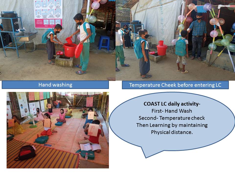 jasimcoast's tweet photo. After reopening the #Learning_Centre, @COASTResponse is implementing the #educational_activities in the #Rohingya_Camps following government rules and regulations. @RezaKChyBD @MujibulMunir @IqbalUddin @UNICEFBD https://t.co/8PzCx2uYnO