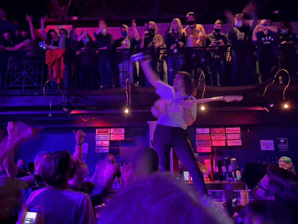 IDLES at the 9:30 Club. Such a great, great, life-affirming band.