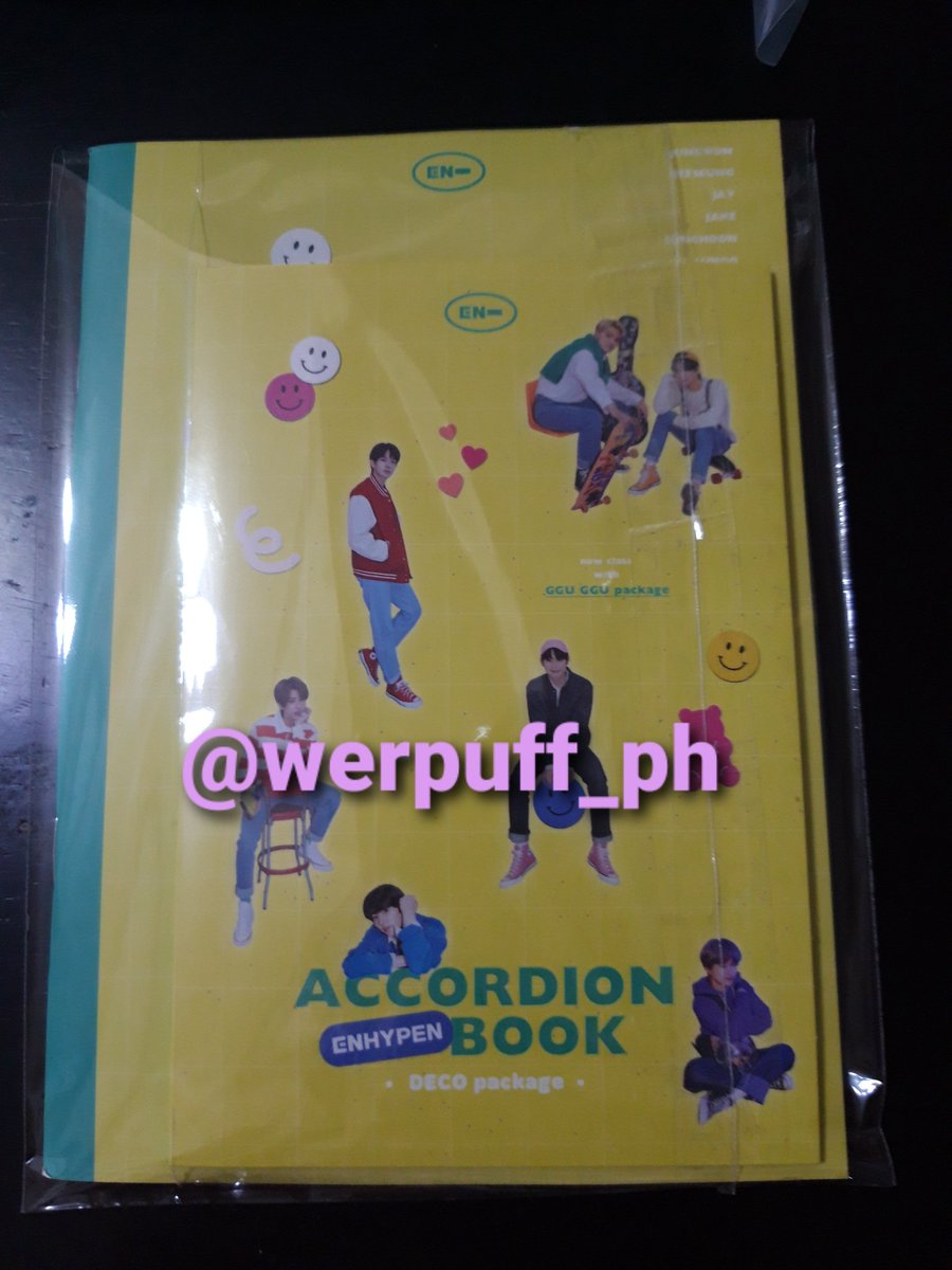 werpuff_ph's tweet photo. #WERPUFF_PHOnhands 

Enhypen Ggu Ggu Package Inclusions: 
Weverse POB = 150 PHP each
Weverse POB 2 pcs = 350 PHP
Notebook + Accordion = 200 PHP
4 cut Unit photo = 100 PHP
OB + PB = 250 PHP

Comment or DM us to mine the items 💜 https://t.co/z3PuBBqwp3