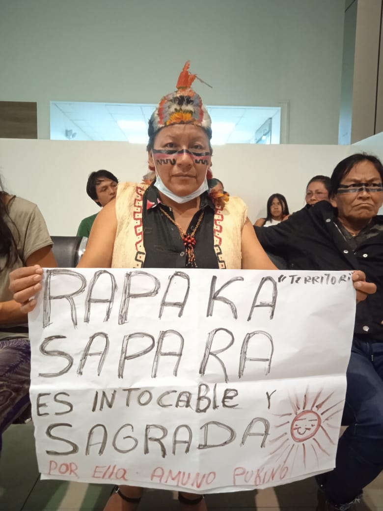 AFrontlines_ES's tweet photo. Un nuevo triunfo para los territorios indígenas de la #Amazonía.
La @NacionSapara ganó la demanda judicial por la expropiación del 70% de su territorio #EmergenciaSapara.
📸 @TomSharupi - @confeniae1 https://t.co/cNYv3xTU1W