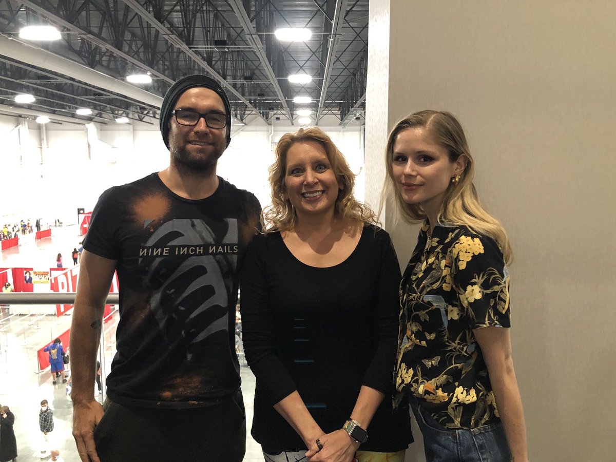 christyblanch's tweet photo. The @TheBoysTV panel was amazing and so much fun to moderate! Thank you @antonystarr and @ErinMoriarty_  for being awesome! https://t.co/4zxPBn6bWi