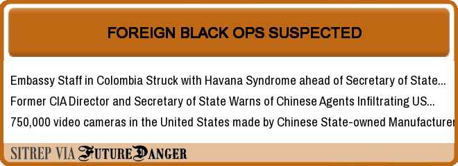 FD_SignsOfWar's tweet photo. FutureDanger Indicator: FOREIGN BLACK OPS SUSPECTED
HeatMap Column 2> https://t.co/Gj1oitsRSo
#CovertGeopolitics #BlackOps https://t.co/NofW2LBngy