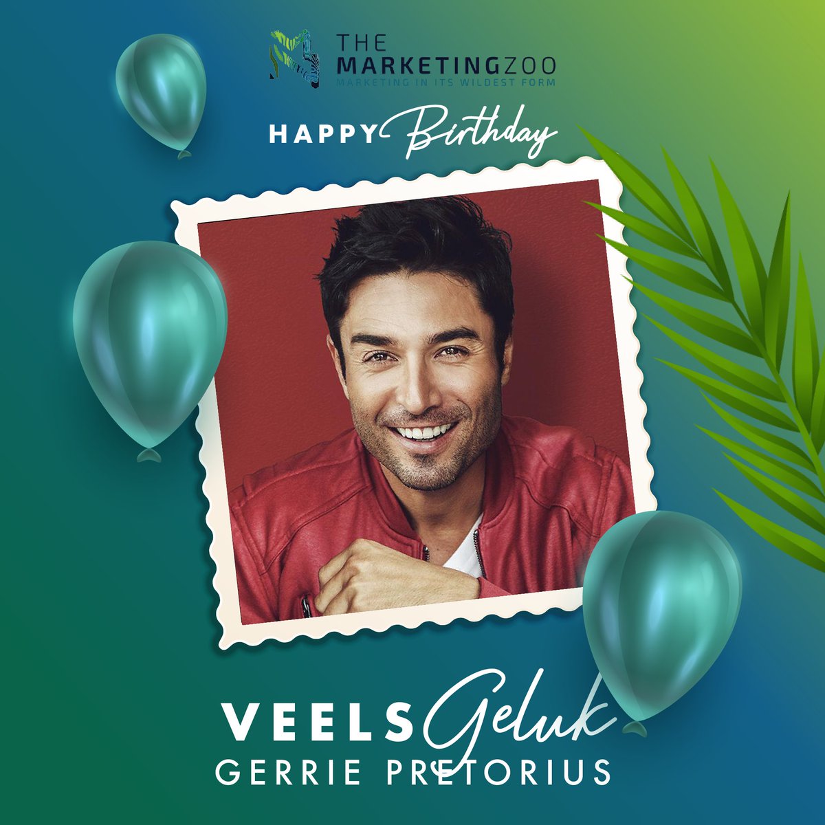 𝕍𝕖𝕖𝕝𝕤 𝔾𝕖𝕝𝕦𝕜⠀⠀
🥳👏🤩🎈⠀⠀
Baie geluk Gerrie ons wens vir jou 'n mooi nuwe lewensjaar toe vol vreugde en geluk!

Los gerus vir hom 'n spesiale verjaarsdagboodskap in die kommentaar👇⠀

#LekkerVerjaar #HappyBirthday
