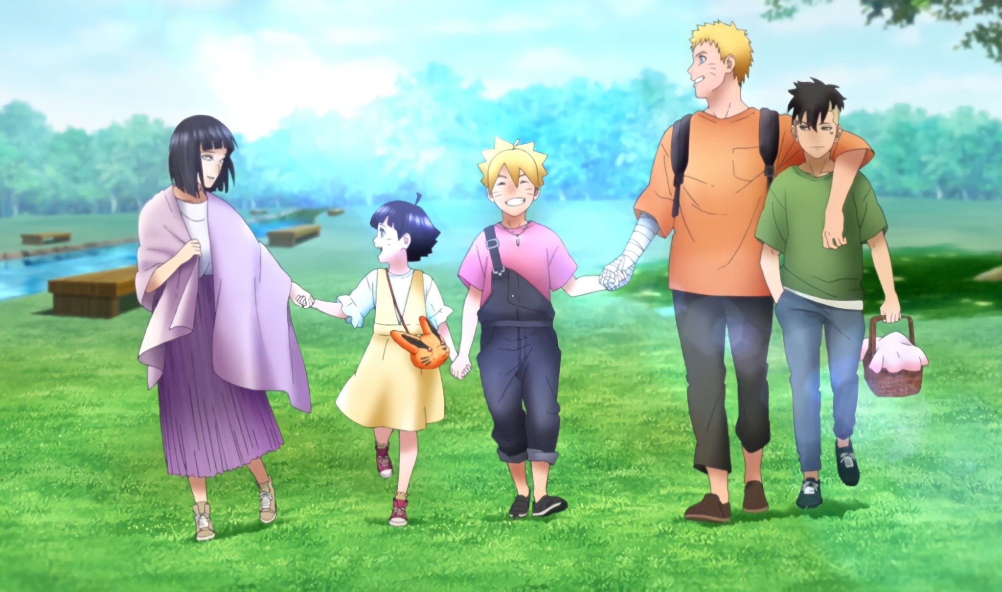 Naruto and Hinata Moments ❤️ Naruto Hinata Boruto Himawari Sweet Family  Moments 