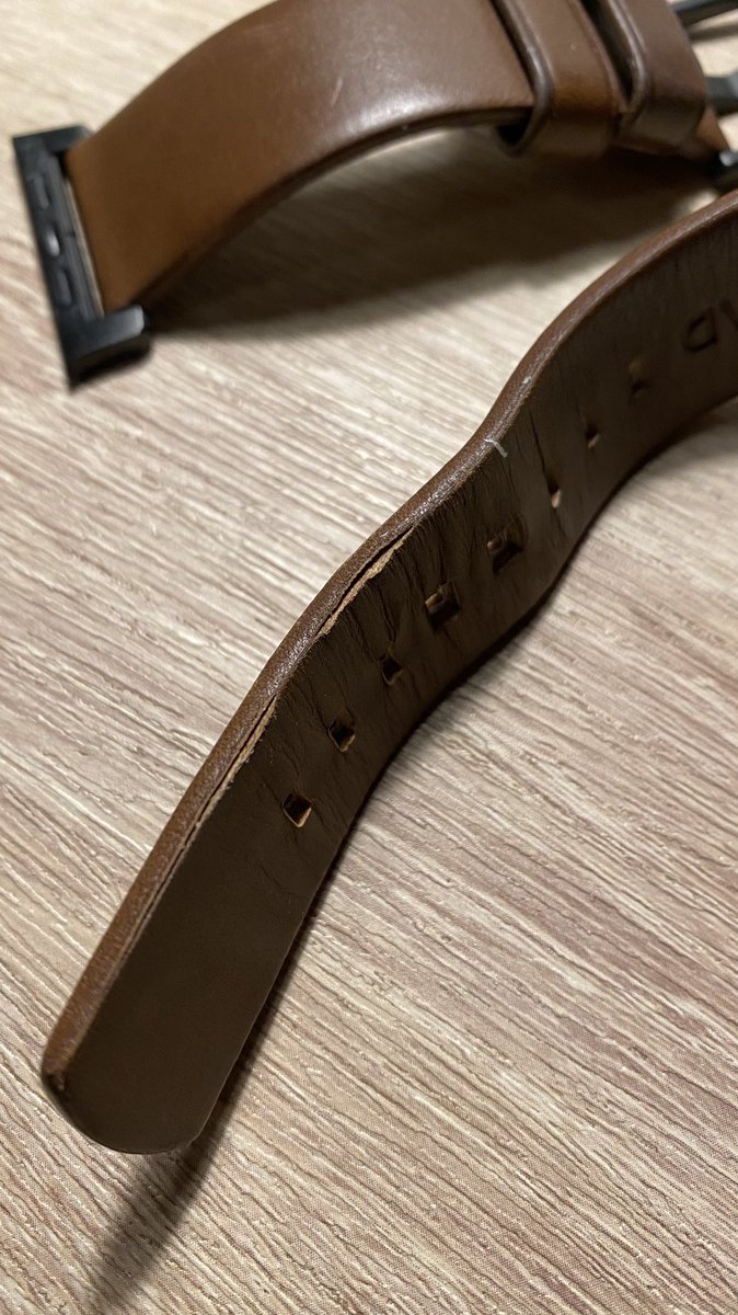 byadiwilson's tweet photo. @nomadgoods purchased this strap from an apple store in Cape Town 2 months ago and it’s seem is already coming undone. I paid the premium price because I know your products are suppose to be good quality. Can you please let me know how I can exchange or refund https://t.co/UxxFwSr9kx