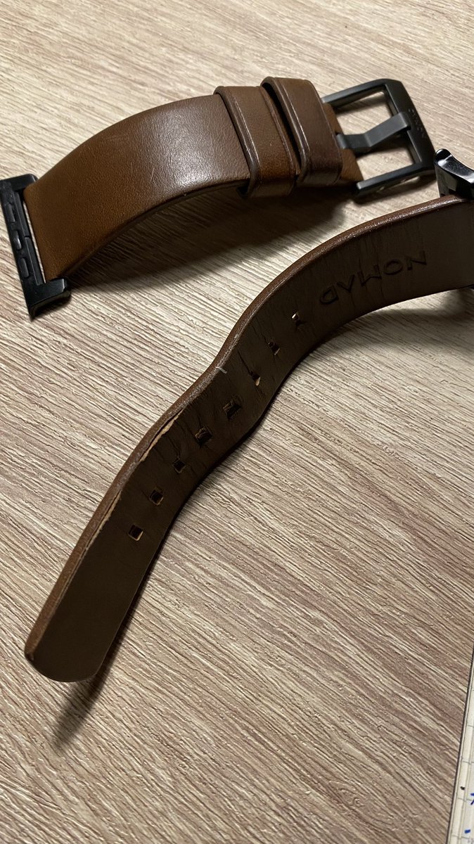 byadiwilson's tweet photo. @nomadgoods purchased this strap from an apple store in Cape Town 2 months ago and it’s seem is already coming undone. I paid the premium price because I know your products are suppose to be good quality. Can you please let me know how I can exchange or refund https://t.co/UxxFwSr9kx