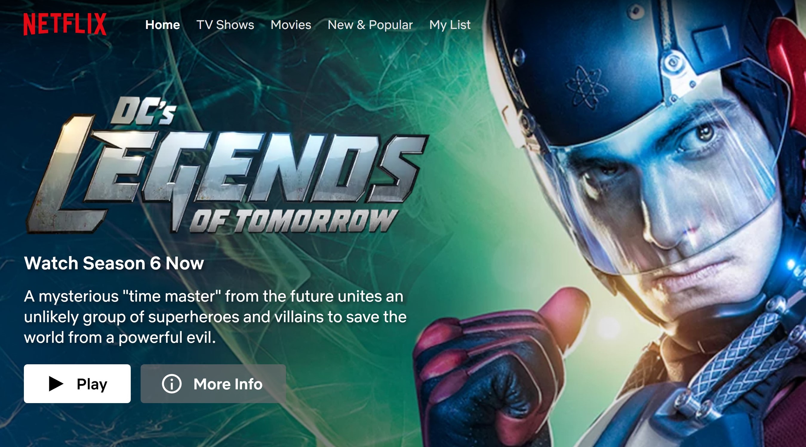 Watch DC's Legends Of Tomorrow: Season 6