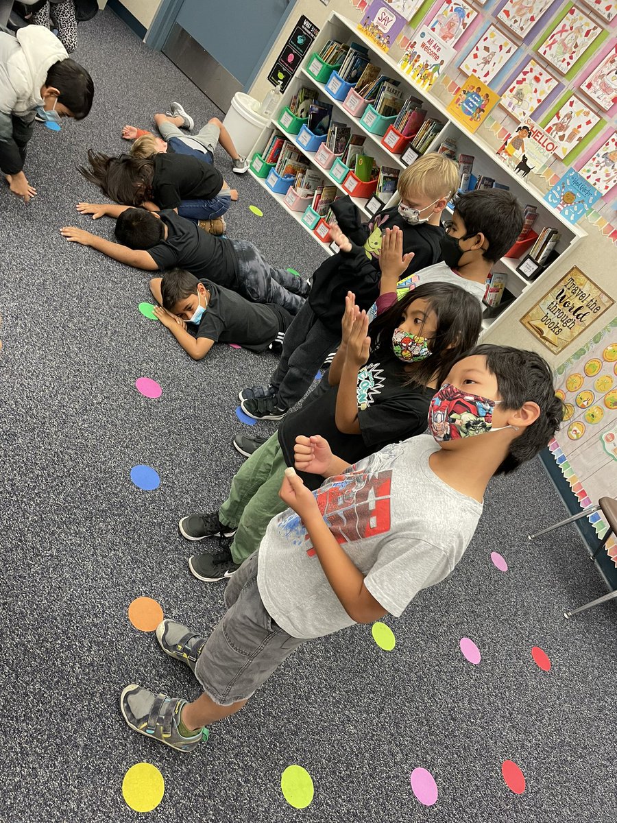 MsCthatsme's tweet photo. @lindseygatfield #SVUSDlovesmath Today, students created math stories for their friends to act out and then we used counters and other tools to model what happened! Hello Subtraction! https://t.co/bCxCCCQa7o