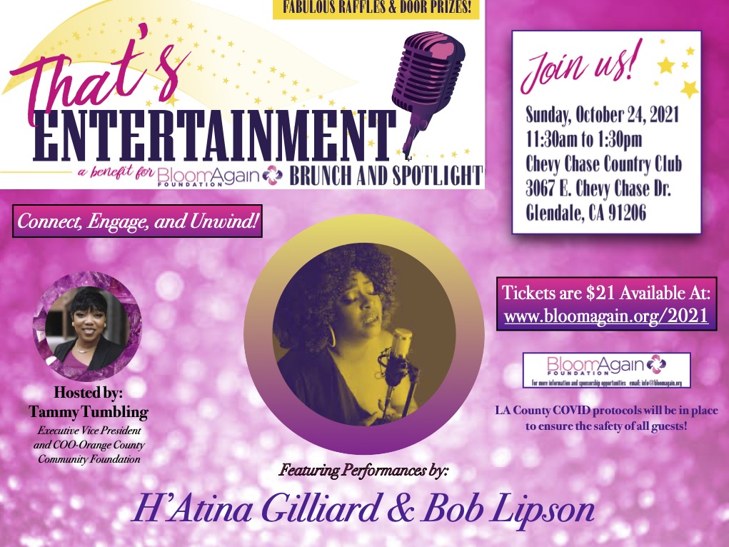 BloomAgainFound's tweet photo. Today is your last day to get your tickets for That's Entertainment, happening on Sunday, October 24th. We will not be selling tickets at the door.
https://t.co/TxP1C1YLqr https://t.co/NlqMTYIW8C