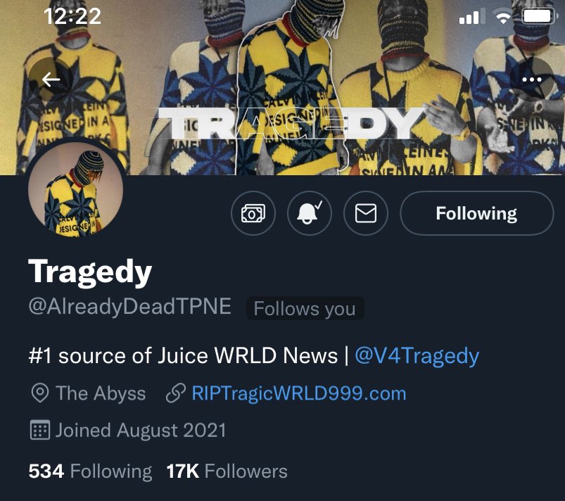 OhShifted's tweet photo. Got the @AlreadyDeadTPNE follow 🙄 https://t.co/dq54hTsFWB