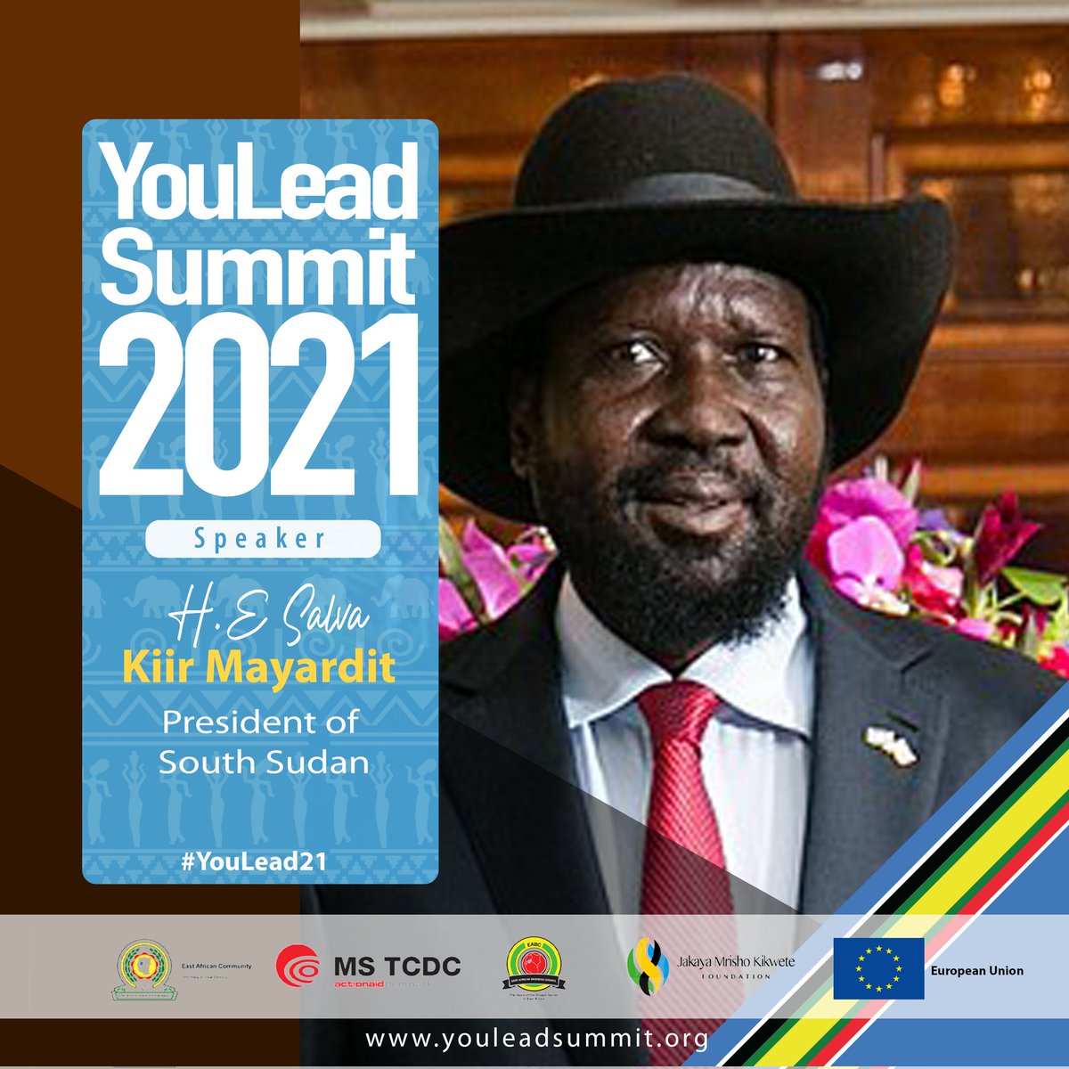denayadennis's tweet photo. 😍😍 This year has a different flavour!
@OneYoungAfrica is bringing you the best experience for #YouLead21
Our very own from @StateHouse_J1 @PresidentKiir will be among the keynote speakers.
#SSOT
Apply Now: https://t.co/qQfjWE1N4k https://t.co/cLyBq3v48g