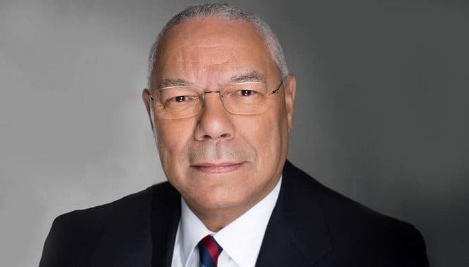 FranckHint's tweet photo. I join millions of people around the world in mourning the passing of Secretary Colin Powell. He helped a generation of young people set their sights higher. He was a role model. My family sends our thoughts to his widow, Alma; their three children; and their grandchildren. https://t.co/hmr0aoAob7