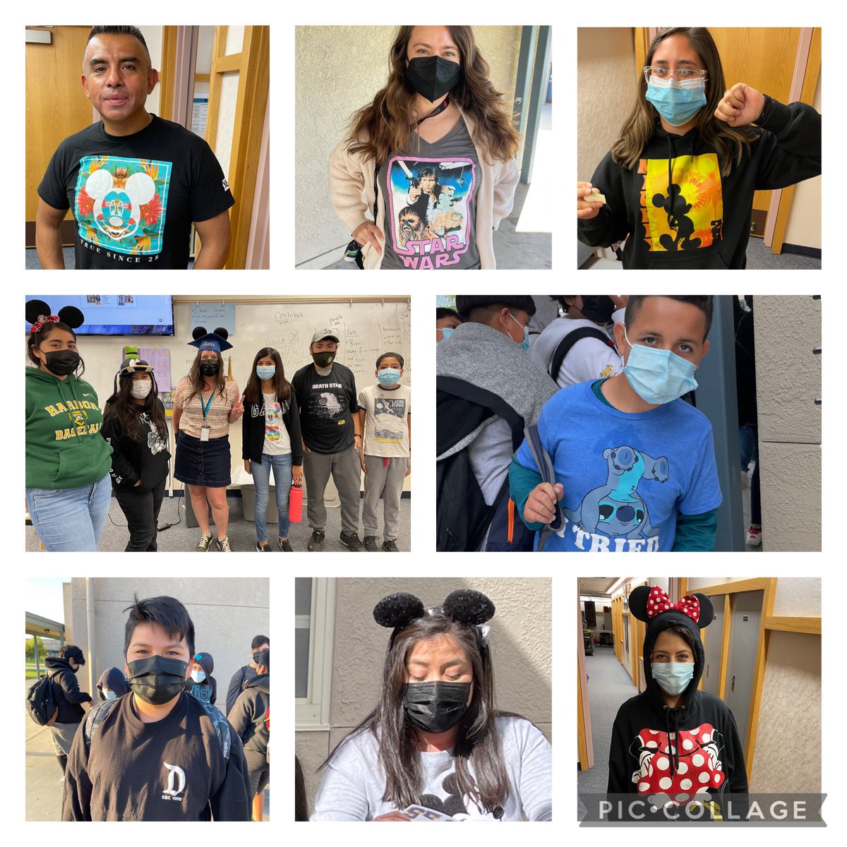 College and Career Week at LMS!! Making a connection with Disney and DREAMING big College and Career goals!! Check out the school spirit 💪🏽🦅☺️<a href="/PajaroValleyUSD/">Pajaro Valley Unified School District</a> <a href="/mlrod32/">Dr. Michelle Rodriguez</a>