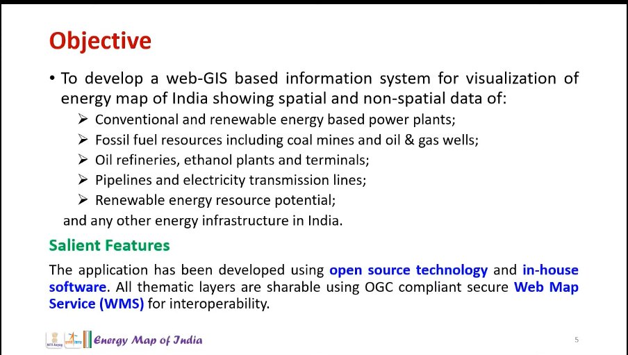 agiindia's tweet photo. A visualization platform for the energy assets of India, the #GeospatialEnergyMap of India launched by @NITIAayog, attempts to identify and locate all primary and secondary sources of energy and their transportation networks in India. https://t.co/bFb4DRzi9d