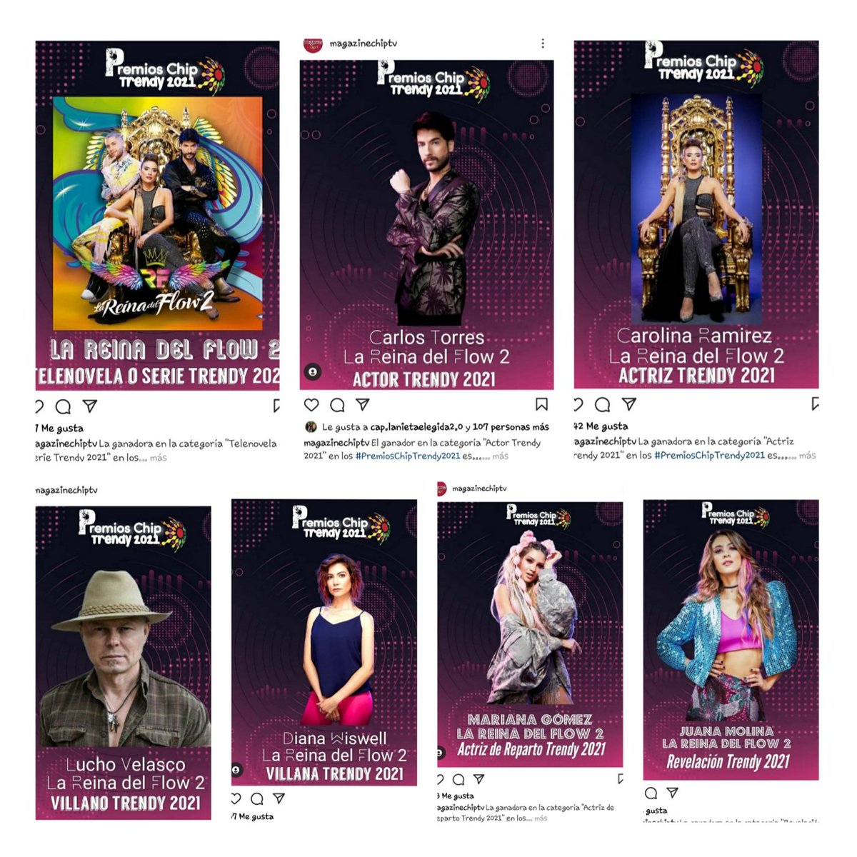macmely21's tweet photo. No sé de qué serán estos premios pero  #LaReinaDelFlow2  arrasó en las categorías en las que estaba nominada. 👏👏👏 https://t.co/AqFhH5mw6p