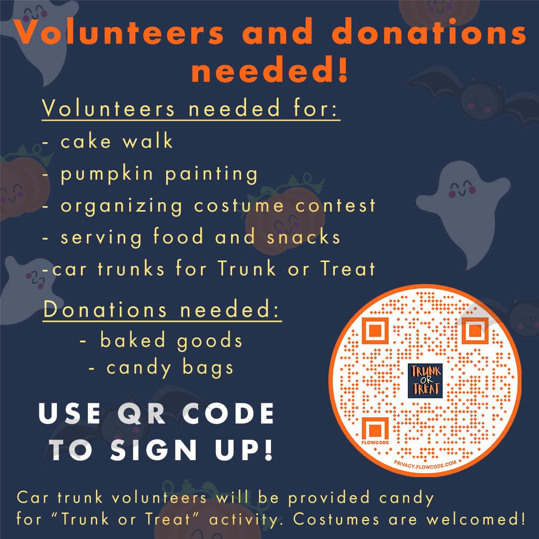 lifefpu's tweet photo. Put it in HIGH GEAR 🚗 for our Trunk-or-Treat happening on October 31st!!!We need YOUR help to make this event happen! Check out the post or the link in the bio to sign up!! 🎃👻 https://t.co/3nSxMLfoxh