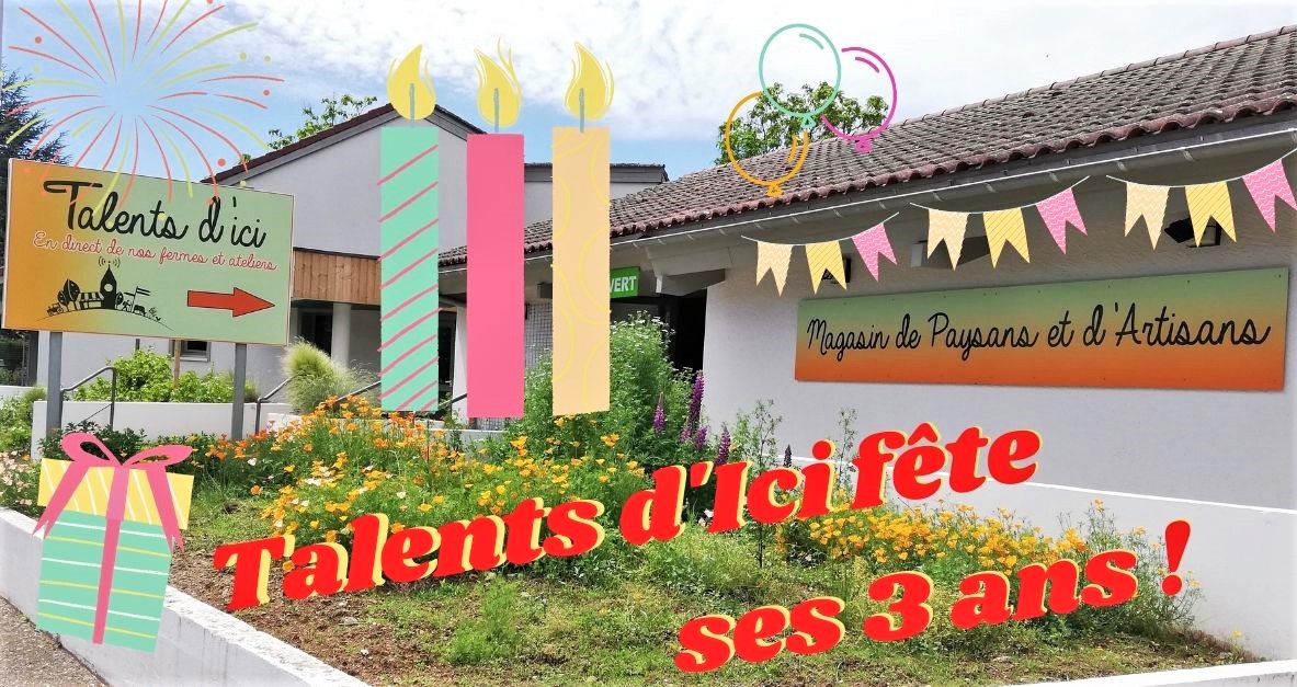 Talents_dIci's tweet photo. 3 ans ! ça se fête ! 
Merci de votre fidélité ... https://t.co/2lGUFCnQwH
